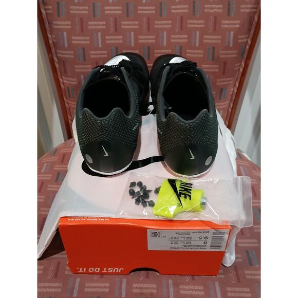 New Men's 8 Nike Zoom Rival Sprinter Track & Field Spikes Black DC8753-001 - Picture 4 of 7